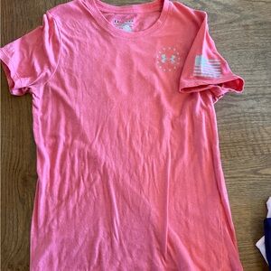 Under Armour women’s Pink freedom shirt